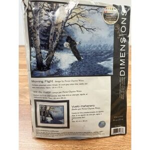 Dimensions MORNING FLIGHT Cross Stitch Kit 70-35267 Eagle NEW Sealed